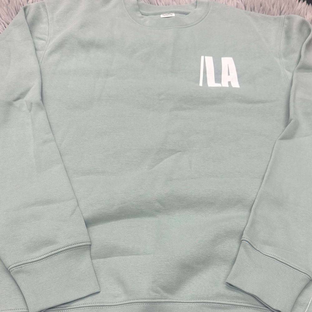 Men's Mint Green Crewneck Sweater